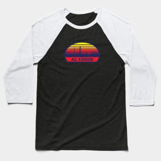 Al Udeid 80's Surf Style Baseball T-Shirt